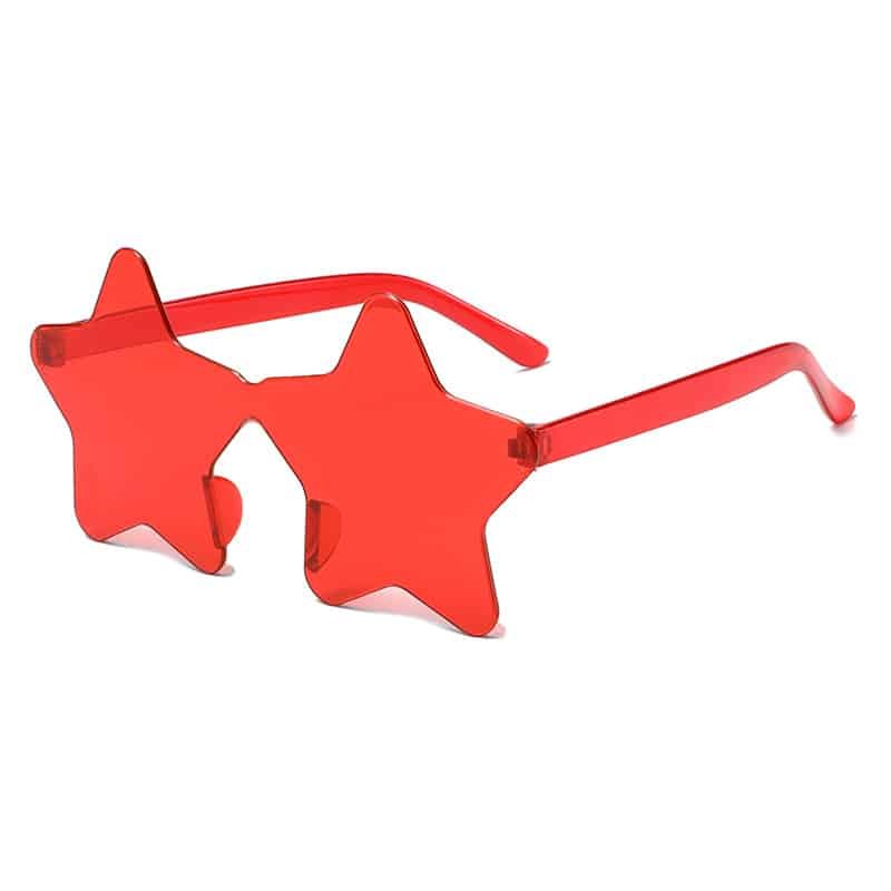 Star Shape Translucent Frameless Sunglasses - Image 2