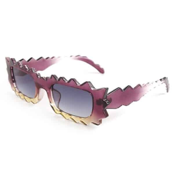 Personalized Irregular Vintage Sunglasses - 图片 2