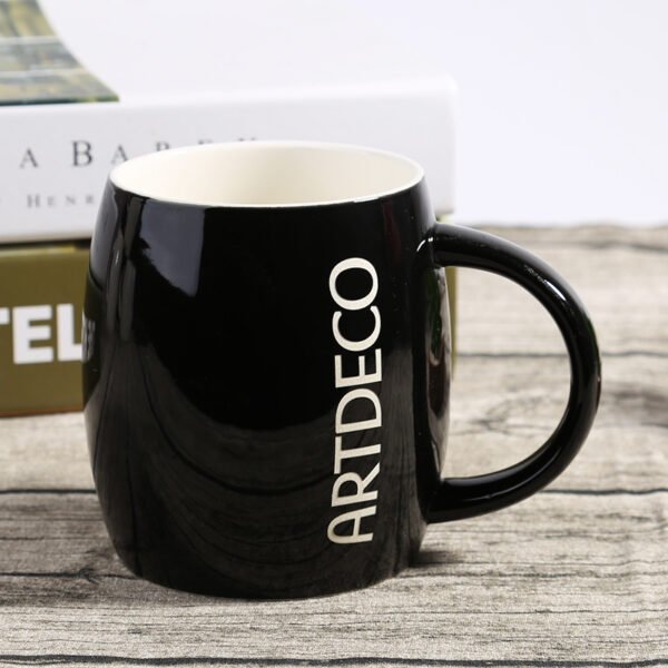 Creative Wine Barrel Mug With Big Belly 13oz - 图片 2