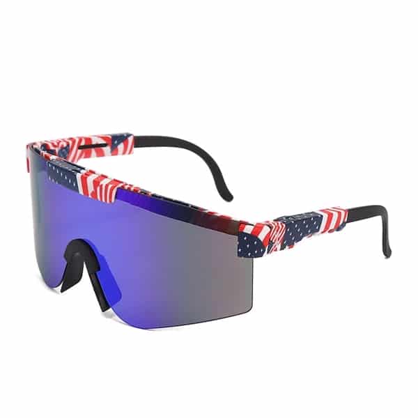Colored cyclinSunglassesutdoor sports windproof - 图片 2
