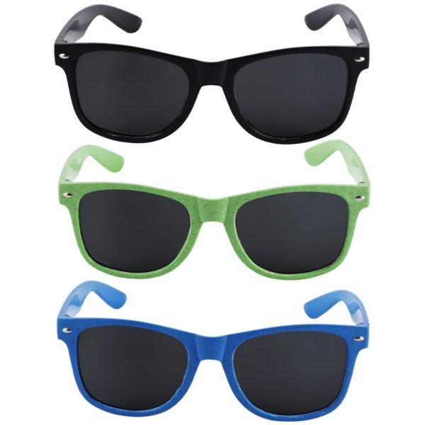 Wheat Straw Classic Eco Promotional Sunglasses - 图片 2