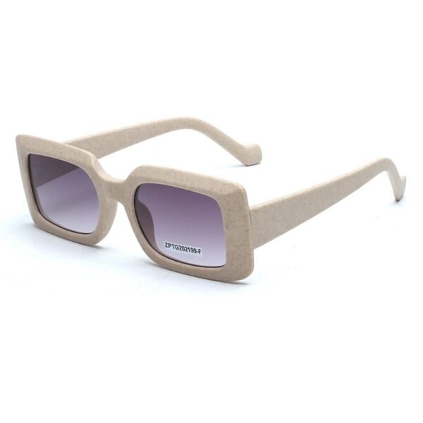 Biodegradable Square Men- Sunglasses - 图片 2