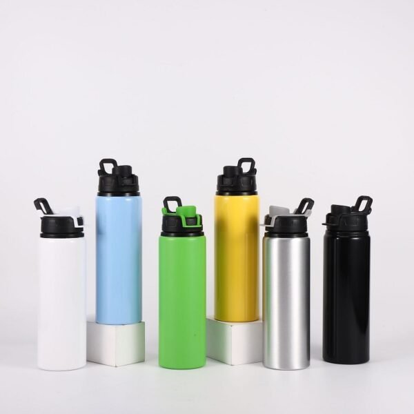 Aluminum Sports Water Bottle with Carry Handle 27oz - 图片 2