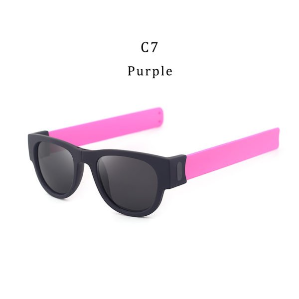 Bracelet Foldable Slap Sunglasses - 图片 2