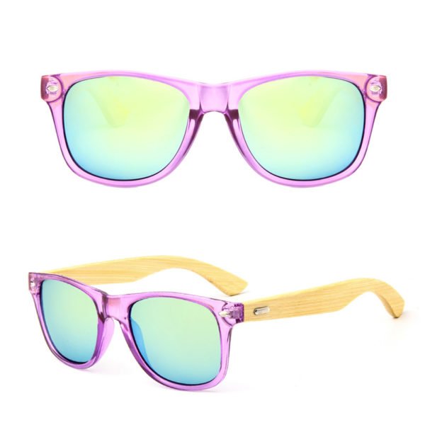BamboSunglassesith Clear Frame - 图片 2