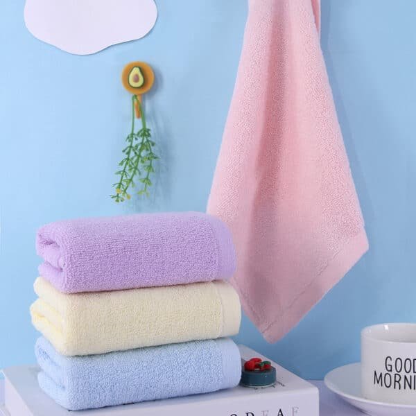 Soft Cotton Small Square Towel - Image 2
