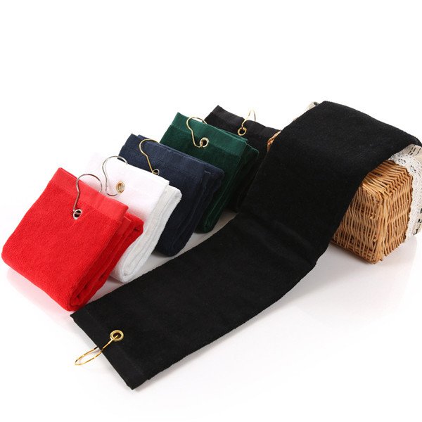 Golf Towel with Metal Grommet & Clip - 图片 2