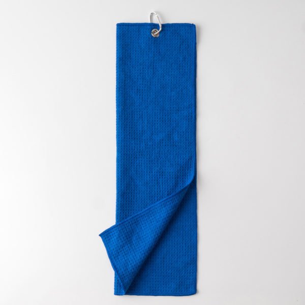 Microfibe Fabric Golf Towel with Carabiner - 图片 2