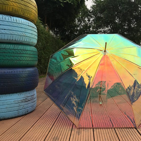 Golden Holographic Umbrella - Image 2