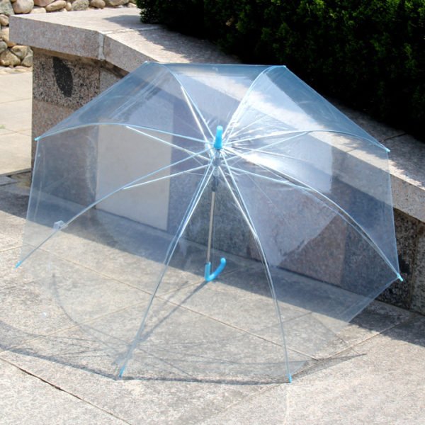 Multi-colored Transparent Umbrella - 图片 2