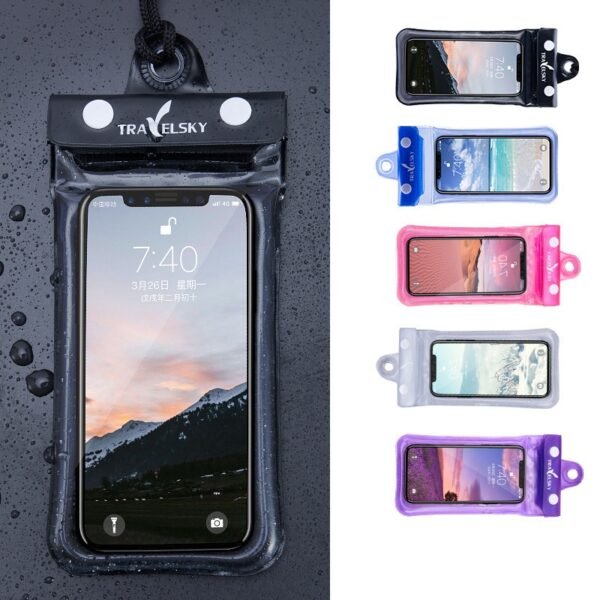 Waterproof Phone Pouch With Lanyard - 图片 2