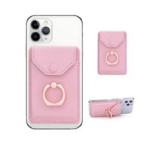 Custom Silicone Mobile Wallet Card Holder with Suction Cups - Image 2