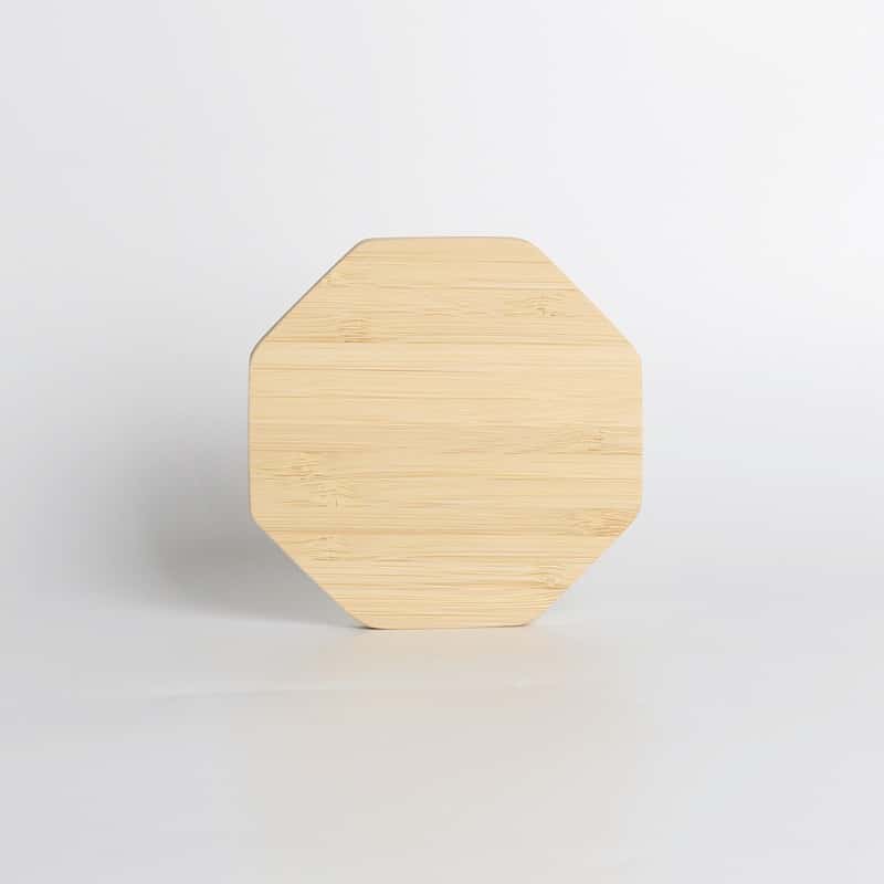 Hexagon Bamboo Wireless Charger - 图片 2