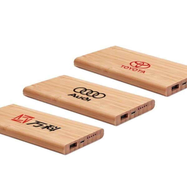 Bamboo 5000mAh Type-C Power Bank - 图片 2