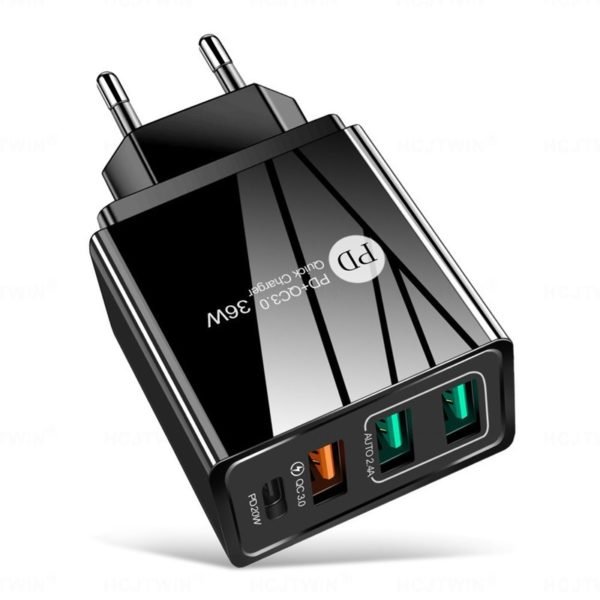 PD36W U.S.&EU Standard Multi-port Mobile Phone Charger - 图片 2