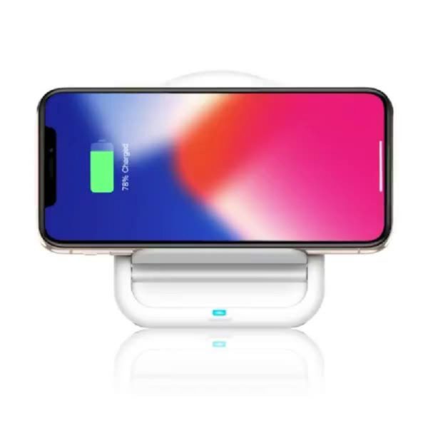 Multi-functional 2-in-1 Folding Wireless Charger Phone Stand - 图片 2
