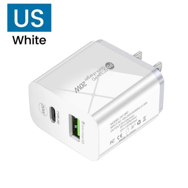 U.S. Standard PD20W Cell Phone Charger - 图片 2