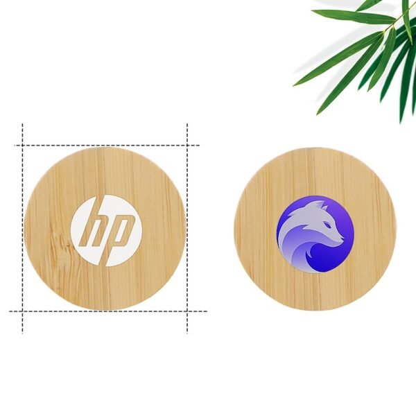 Round Wood Cell Phone Charging Cable - 图片 2