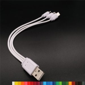 Custom Logo 3 in 1 Fast Charging Cable - 图片 2