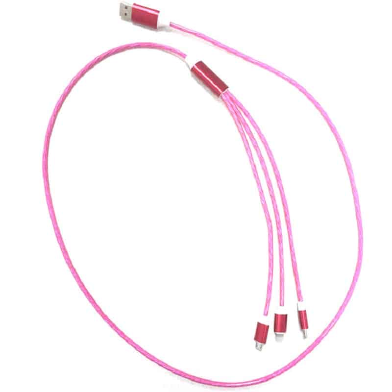 Gift Light Emitting 3-in-1 Charging Cable - 图片 2