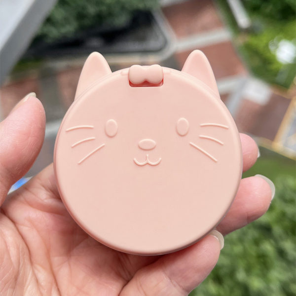 Cat Shaped 3-in-1 Retractable Charging Cable With Make-up Mirror - 图片 2