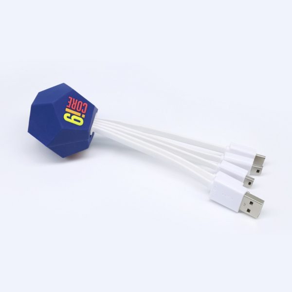 PVC 3-in-1 Charging Cable - 图片 2