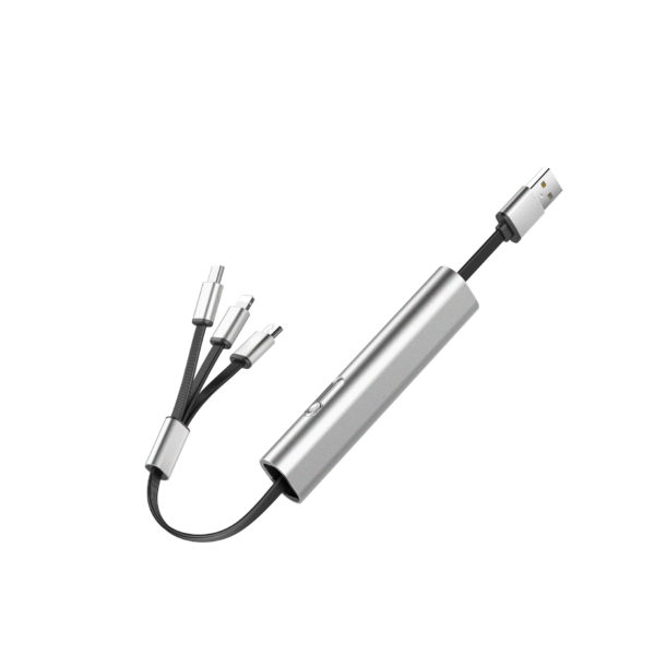 Aluminum 3-in-1 Charging Cable - 图片 2