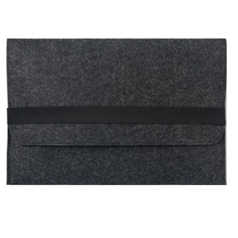 Felt Fabric Strap Large Size Laptop Sleeve - Image 2