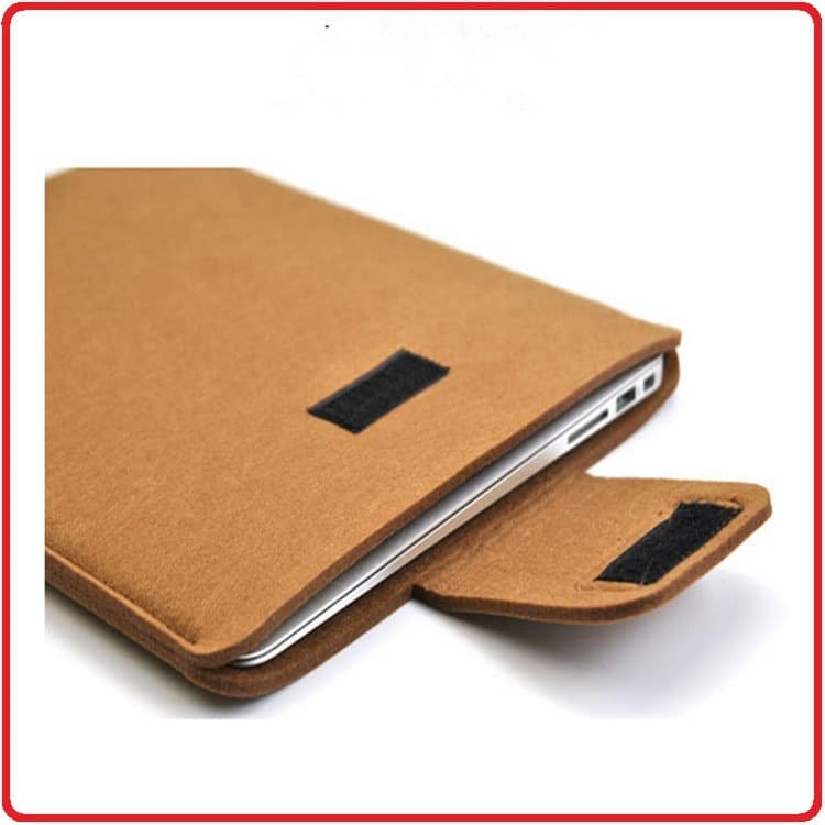 Felt Fabric Velcro Laptop Sleeve - Image 2