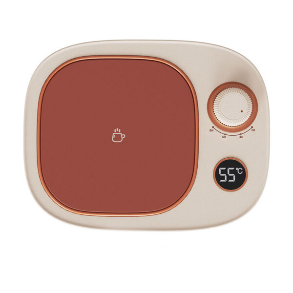 Retro Television-Shaped Heating Coaster Cup Warmer - 图片 2