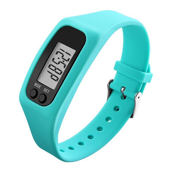 Digital Silicone Bracelet Pedometer with Plastic Box - Image 2