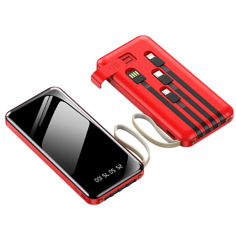 Portable Fast Charging 10000mAh Power Bank with Lanyard - 图片 2