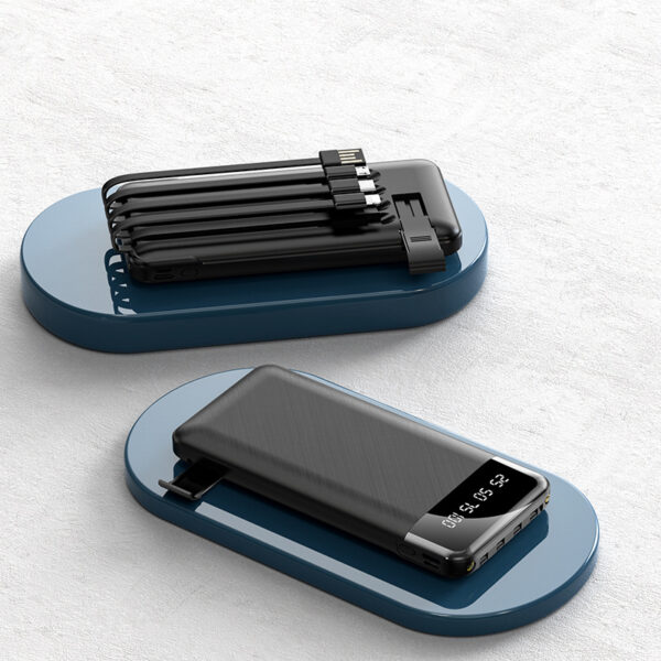 Wholesale 6000mAh Cable Charging Power Bank with Display - 图片 2