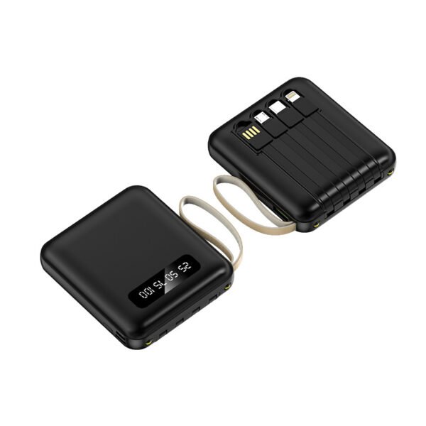 Digital Display Lanyard 5000mAh Portable Power Bank - 图片 2