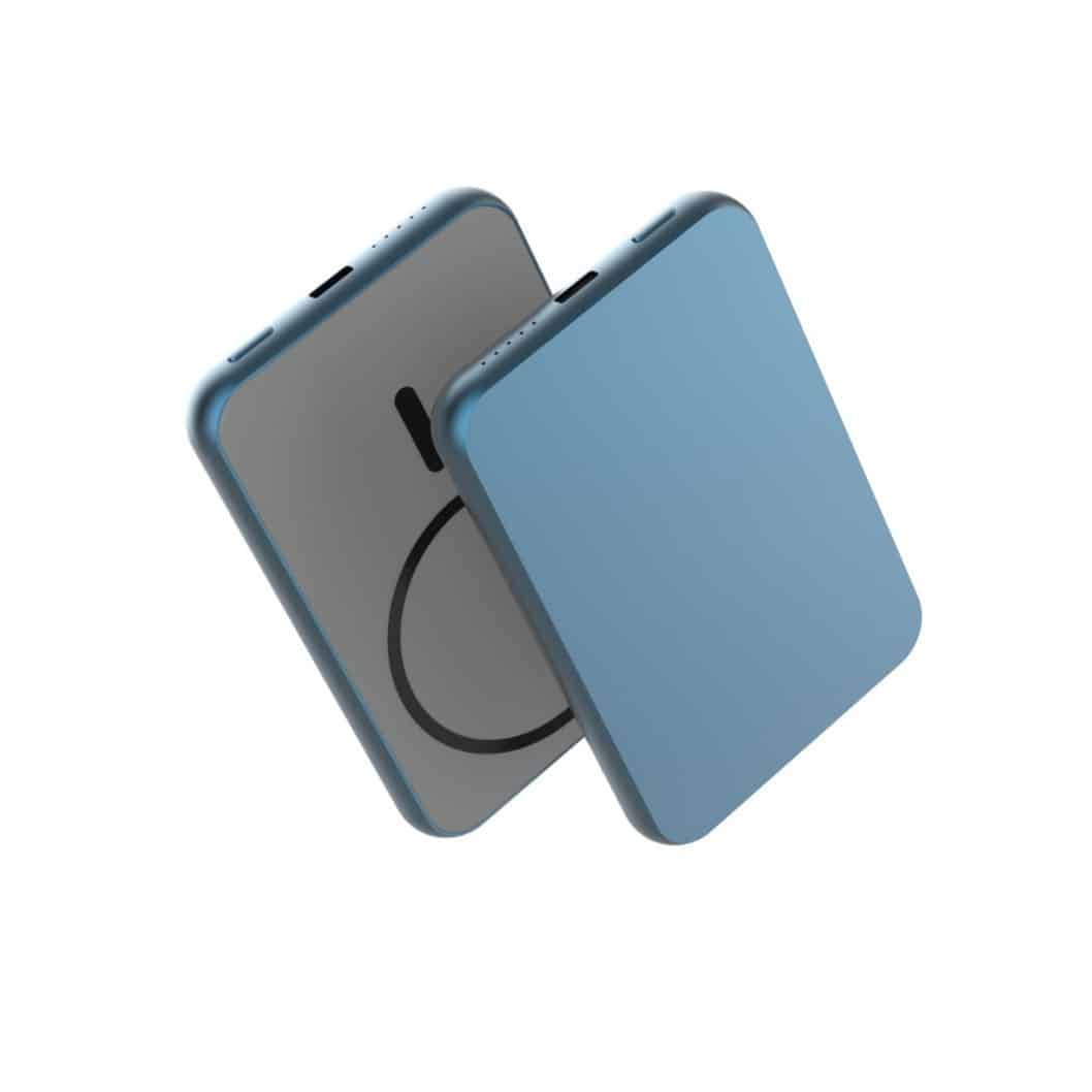 Double-Sided Color Printed Aluminum Alloy Magnetic Wireless Power Bank - 图片 2