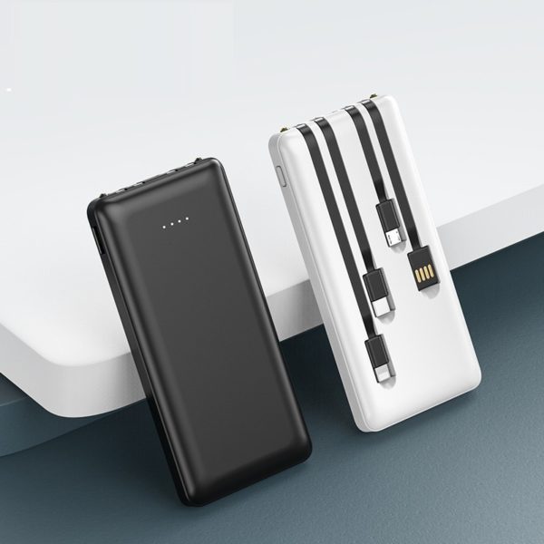 Self-contained 4-wire Fast-charging Power Bank 20,000mAh - 图片 2