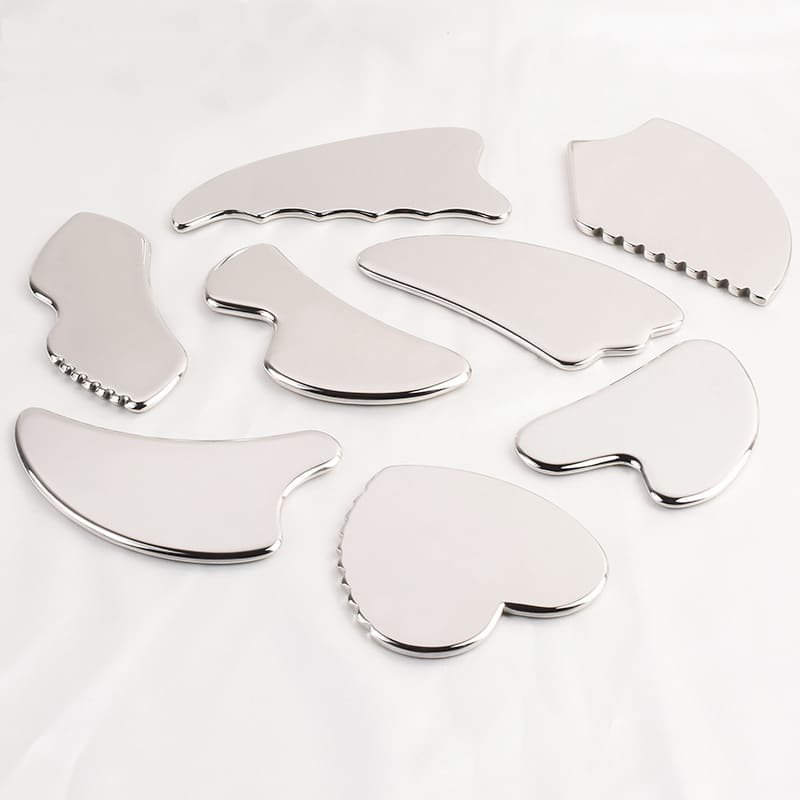 Stainless Steel Heart-shaped Gua Sha Massager - 图片 2