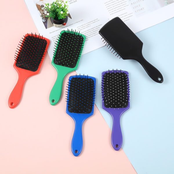 Multicolor Portable Rectangular ABS Brush Airbag Comb 9.3 * 3 inches - 图片 2