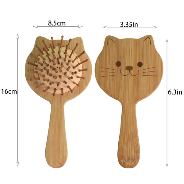 Natural Bamboo Comb - 图片 2