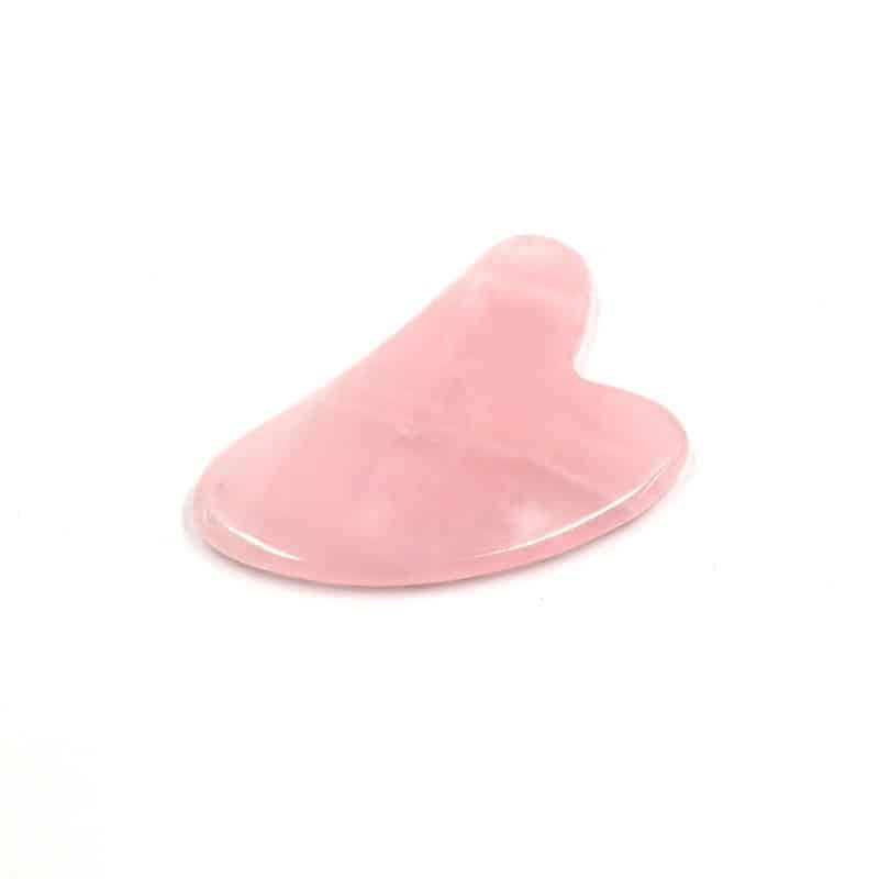 Rose Quartz Heart-Shaped Gua Sha Board - 图片 2