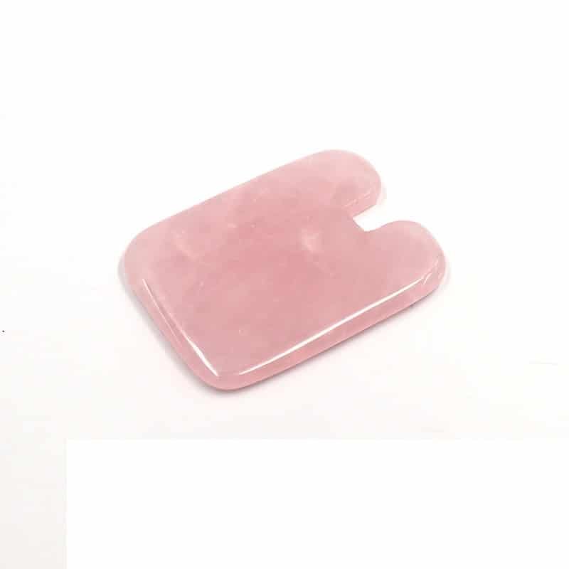 Pink Quartz Jade Concave Gua Sha Board - 图片 2
