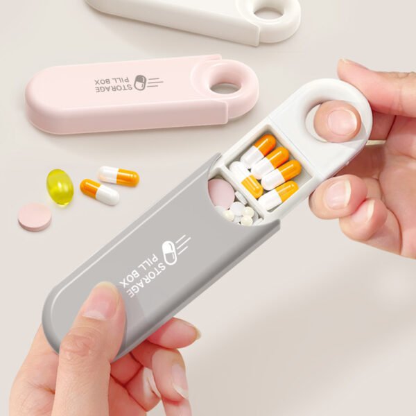 Divided Portable Pill Box - Image 2