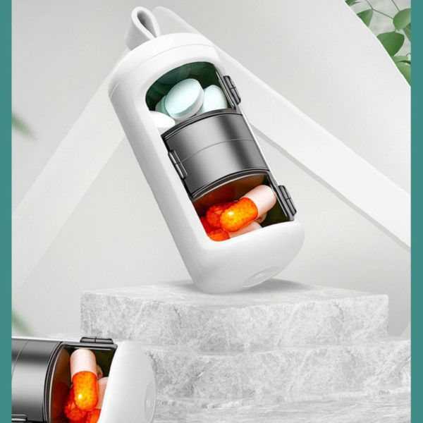 Portable Compartmentalized Pill Cases - 图片 2