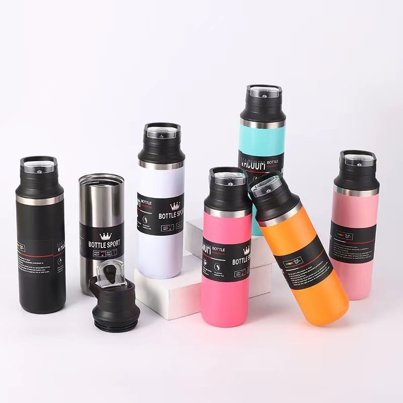 Double Layer Vacuum 304 Stainless Steel Insulated Bottle 17OZ - 图片 2