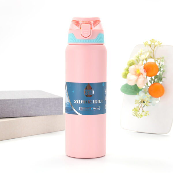 Portable 21oz Stainless Steel Insulated Bottle - 图片 2