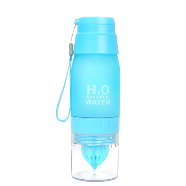 Large Capacity 23oz Portable Colorful Frosted Plastic Bottle - Image 2