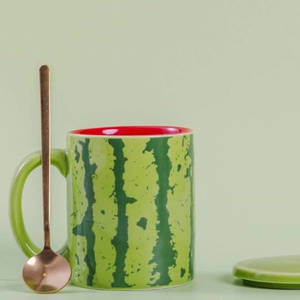 Trendy Watermelon Ceramic Mug 12OZ - 图片 2