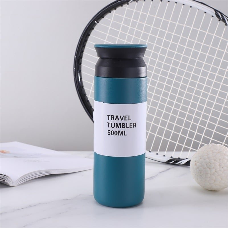 16 Oz. Stainless Steel Vacuum Bottle Travel Coffee Bottle - Image 2