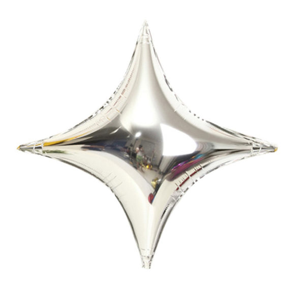 Multi-Color Star Shaped Aluminum Foil Balloon - 图片 2