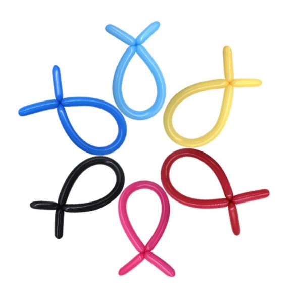 Multi-Color Twisting Magic Balloons for Parties 55 inches in Length - 图片 2